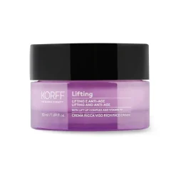 Korff Lifting Crema Ricca Viso Idratante Antirughe per Pelle Secca 50ml