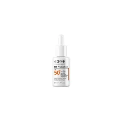 Korff Siero Viso Spf 50+ Colorato per Protezione Solare e Incarnato Uniforme 30 ml