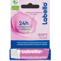 Labello Soft Rose per Idratazione Labbra 5,5ml
