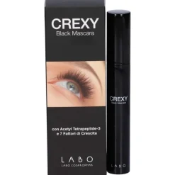 Labo Crexy Ciglia Mascara Nero per Ciglia Voluminose e Rinforzate 8 ml