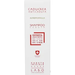 Labo Shampoo Cadu-Crex Caduta Superformula Donna per Caduta Iniziale Capelli 150 ml