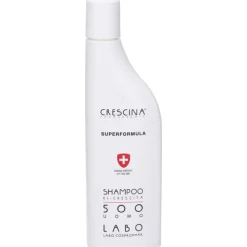 Labo Shampoo Crescina Ri-crescita Superformula 500 Uomo per Capelli Radi e Diradati Flacone 150 ml