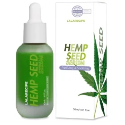 Lalarecipe Hemp Seed Serum Siero Idratante per la Pelle del Viso 30ml
