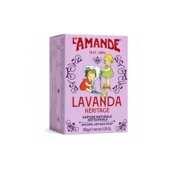 L'Amande Sapone Naturale Artigianale Lavanda per Viso e Corpo 150 g