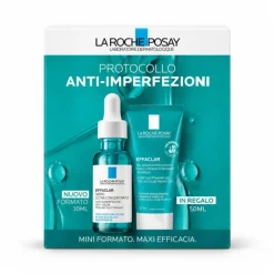 La Roche-Posay Effaclar Siero 15 ml + Gel Peeling 15 ml in Regalo