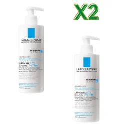 La Roche Posay Lipikar Baume AP+Max Trattamento Idratante - 2 Confezioni da 400ml