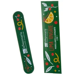 La Saponaria Limetta unghie 2 in 1 Bosco D'inverno per Manicure e Pedicure 1 Limetta