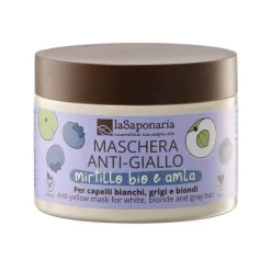 La Saponaria Maschera Anti Giallo Mirtillo Bio Amla 200ml