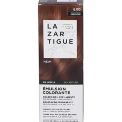 Lazartigue Emulsion Colorante 6.00 Dark Blond per Colorazione Permanente e Copertura Capelli Bianchi 60 ml