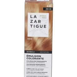 Lazartigue Emulsion Colorante 8.00 Blond Clair per Capelli Bianchi Tubo da 60 ml