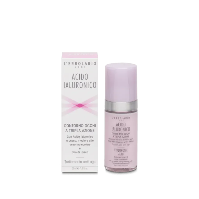 L'Erbolario Acido Ialuronico Contorno Occhi per Idratazione e Anti-age 30ml