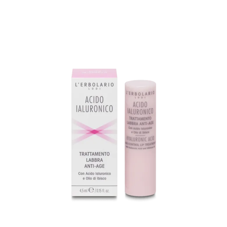 L'Erbolario Acido Ialuronico Trattamento Labbra antiage idratante Stick 4,5 ml