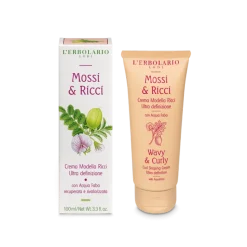 L'Erbolario Capelli Mossi&Ricci Crema Modella Ricci Ultra Definizione per Ricci Perfetti Flacone 100 ml