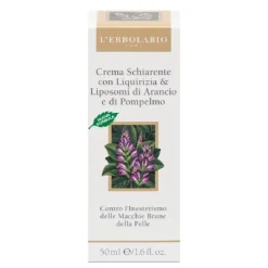 L'Erbolario Crema Schiarente Viso alla Liquirizia per Macchie Cutanee 50 ml