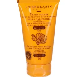 L'Erbolario Crema Solare con Estratto Di Papavero SPF 50 75 ml