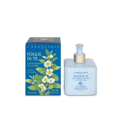 L'Erbolario Foglie di Tè Detergente Viso e Mani per Pelle Delicata 250 ml