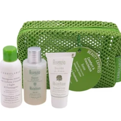 L'Erbolario Kit Viaggio Igiene Corpo Bagnogel, Deodorante e Detergente Intimo Formato Viaggio 3 Pezzi
