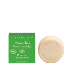 L'Erbolario Pistacchio Shampoo Solido per Capelli e Corpo 60 g