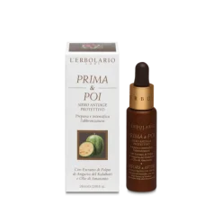 L'Erbolario Prima & Poi Siero Antiage Preparatore D'Abbronzatura per Pelle Protetta e Idratata 28ml