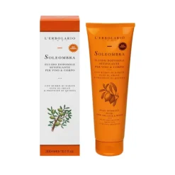 L'Erbolario Soleombra Fluido Doposole Setificante Viso e Corpo Maxi Formato 300ml