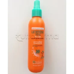 Lichtena Bimbi Latte Solare Spray Protezione Alta SPF 30 200 ml