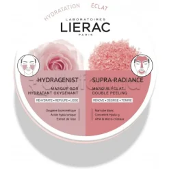 Lierac Maschera Hydragenist e Supra Radiance Idratante e Illuminate 2X6ml