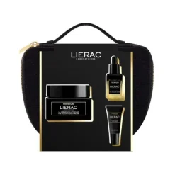 Lierac Trousse Natale Premium Soyeuse Kit Viso Anti-età Crema 50ml Siero 13ml Contorno Occhi 5ml