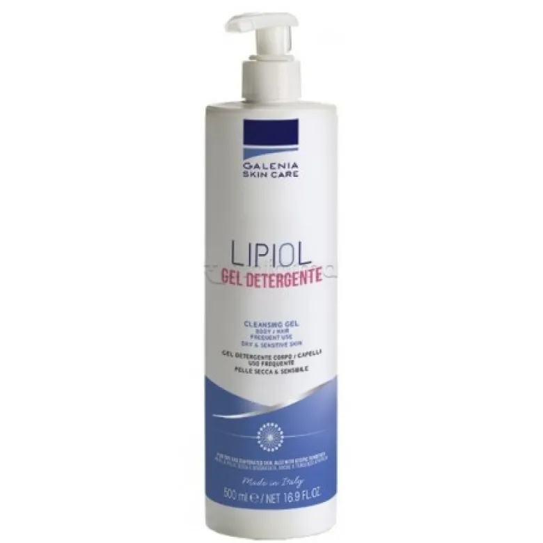 Lipiol Gel Detergente per Pelle Secca e Capelli 500ml