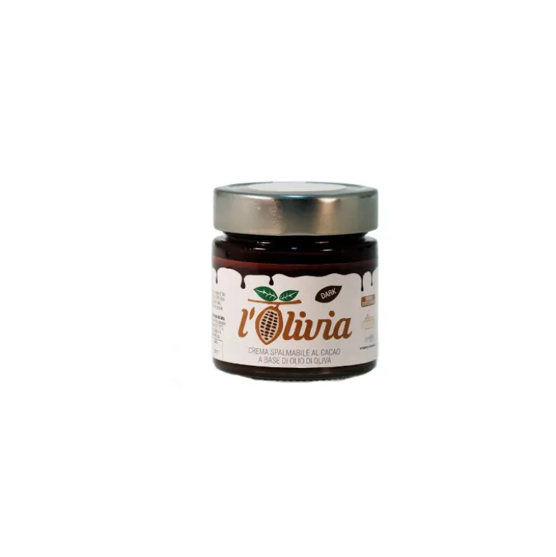 L'olivia Dark Crema Spalmabile Cacao e Olio di Oliva 230 g