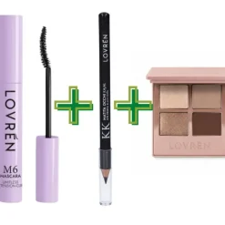 Lovren Get Ready With Me Kit Natale 2026 Mascara + Matita + Palette + Pochette Omaggio