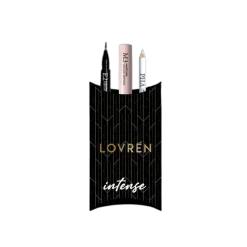 Lovren Kit Luxury Intense Cofanetto Natale Kit M3 Mascara+E2 Eyeliner+ PHA Matita Labbra