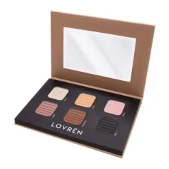 Lovren 24 Look Palette Ombretti per Trucco Occhi Versatile Palette Compatta 6 Colori