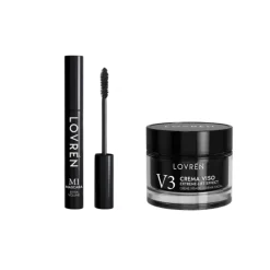 Lovren Mini-Size Box con M1 Mascara Nero 5ml + V3 Crema Viso 15ml