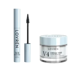 Lovren Mini-Size Box con M4 Mascara Nero 5ml + V4 Crema Viso 15ml