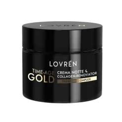 Lovren Time Age Gold Crema Viso Notte Azione Antietà e Antirughe 30ml