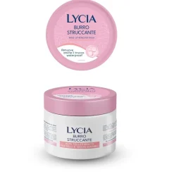 Lycia Burro Struccante per Rimozione Trucco Waterproof Viso e Occhi 80 ml