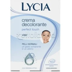 Lycia Crema Decolorante per Schiarire Peli Viso 8 Bustine Predosate