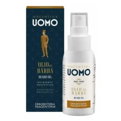 Magentina Uomo Olio barba per Barba Morbida e Protetta 50ml