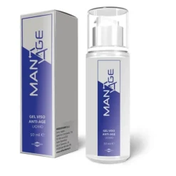 Man Age Gel per il Viso Antietà Idratante ed Elasticizzante 50 ml