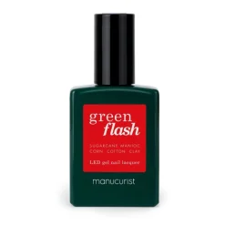 Manucurist Green Flash Poppy Red Smalto Semipermanente LED 15ml