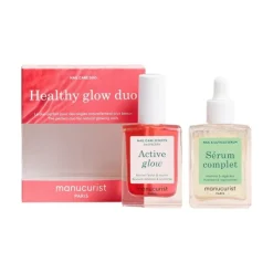 Manucurist Healthy Glow Duo Cofanetto Smalto 15 ml e Siero 15 ml