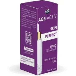 Matt Age Active Skin Perfect Siero Viso E Collo Bava di Lumaca per Pelle Giovane 30ml
