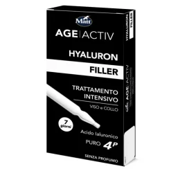 Matt Age Activ Hyaluron Filler Trattamento Intensivo Viso E Collo Rimpolpante 7 Fiale da 2 ml