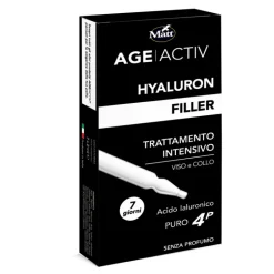 Matt Age Activ Hyaluron Filler Trattamento Intensivo Viso E Collo Rimpolpante 7 Fiale da 2 ml