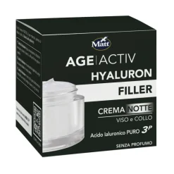 Matt Ageactiv Hyaluron Filler Crema Viso Notte Ristrutturante Antietà 50ml