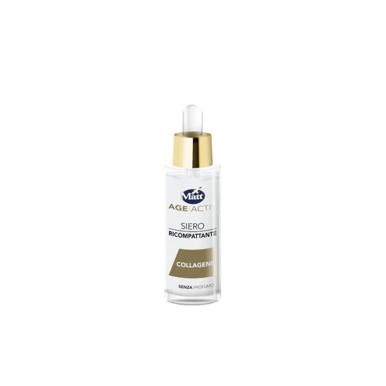 Matt Age Activ Siero Viso Ricompattante Collagene per Pelle Tonica ed Elastica 30ml