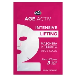 Matt Intensive Lifting Maschera Antietà Tessuto Viso e Collo Siero Vipera 1 Pezzo