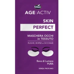 Matt Skin Perfect Maschera Occhi in Tessuto Bava di Lumaca 1 Pezzo