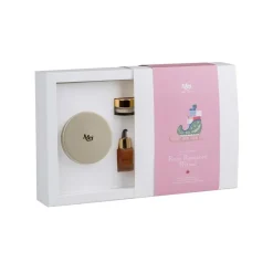 Mei Coffret Persian Rose Ritual Xmas Collection cofanetto per pelle luminosa e idratatacrema 220ml olio 12ml peeling 10ml