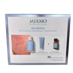 Miamo Cofanetto Sos Brufoli Dry Spot 30ml + Omaggi Aha/bha 50ml e Salicilic Acid Exfoliator 2% 10ml